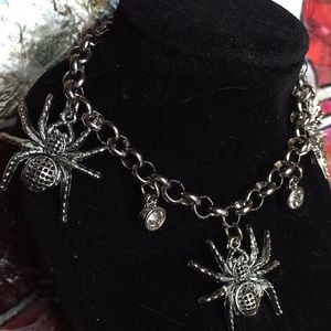 NEW Gothic Elegant creepy Sexy Halloween Spider